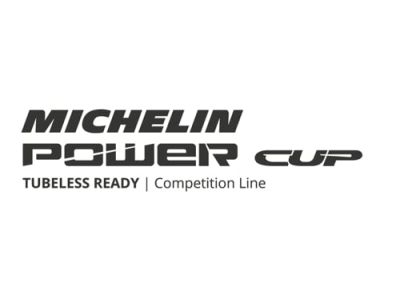 Michelin POWER CUP BLACK 700x25C COMPETITION LINE, GUM-X, anvelopă TS, TLR, kevlar