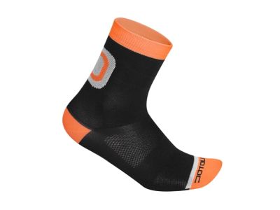 Dotout LOGO ponožky, 3 pack, černá/oranžová