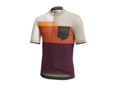 Koszulka rowerowa Dotout ACADEMY w kolorze śliwkowym