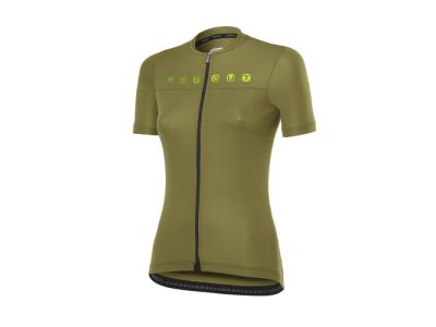 Damska koszulka rowerowa Dotout SIGNAL w kolorze szałwiowej zieleni