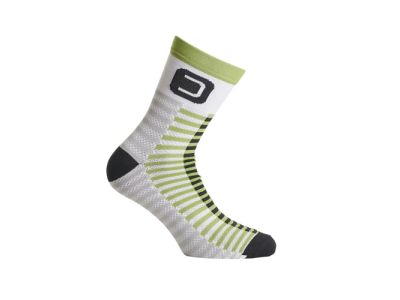 Dotout STICK ponožky, 3 pack, biela/zelená
