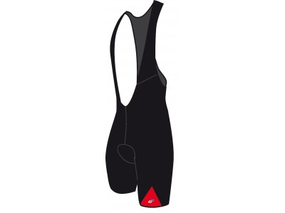 GHOST RACE rövidnadrág, fekete/piros