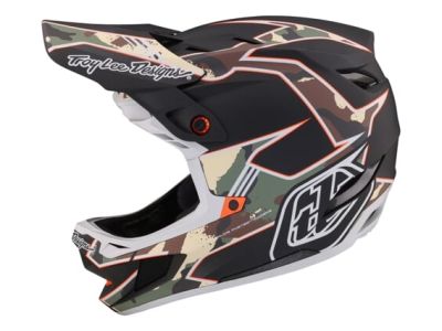 Troy Lee Designs D4 COMPOSITE MIPS helmet, matrix camo army green