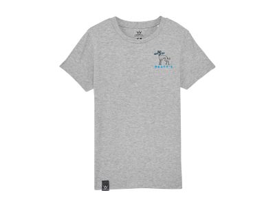 TEE Z KRÓTKIM RĘKAWEM Peaty&#39;s KIDSWEAR - WHIPPET / SZARY (PKW-TEE-WHP-GRY)