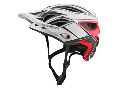 Troy Lee Designs A3 MIPS helmet, pin white/red