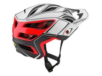 Troy Lee Designs A3 MIPS helma, pin white/red