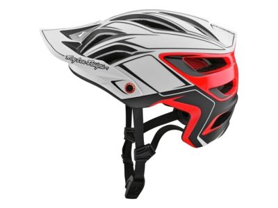 Troy Lee Designs A3 MIPS helmet, pin white/red