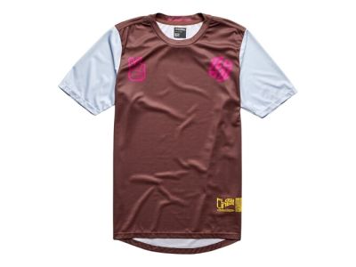 Koszulka rowerowa dziecięca Troy Lee Designs FLOWLINE w kolorze czekolady