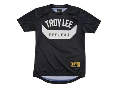 Koszulka rowerowa dziecięca Troy Lee Designs FLOWLINE czarna aircore