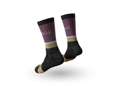 fizik TEAM EDITION ponožky, mud/grape