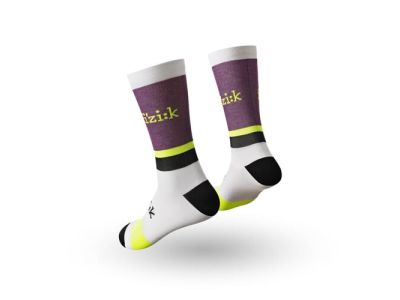 fizik TEAM EDITION socks, lilac/white