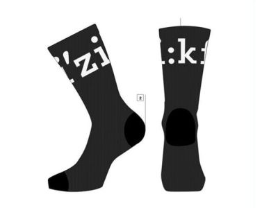 fizik TEAM EDITION ponožky, čierna/biela
