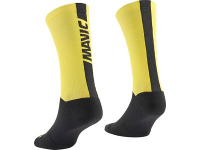 Mavic LOGO ponožky, žltá/čierna