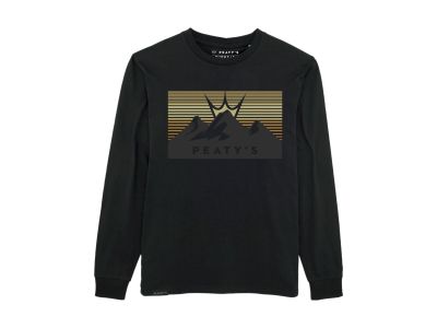 Peaty&#39;s PUBWEAR pulóver, 3 csúcs naplemente/fekete