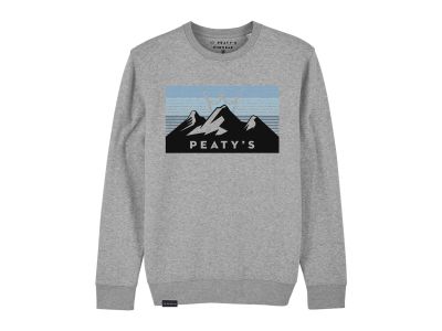 Peaty&#39;s PUBWEAR Sweatshirt, 3 Peaks Sunrise/Heather Grey