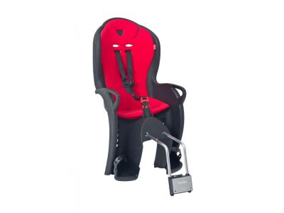 Hamax KISS dětská sedačka na rám, černá/červená