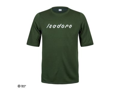 Isadore Merino After Ride T-shirt, kombu green