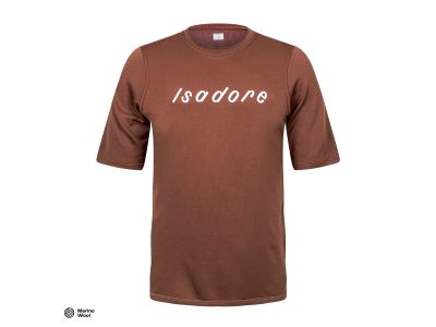Isadore Merino After Ride T-shirt, root beer