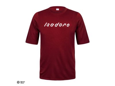 Isadore Merino After Ride T-shirt, cabernet