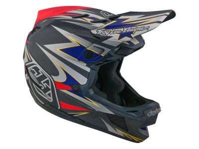 Troy Lee Designs D4 CARBON MIPS Helm, Infernograu