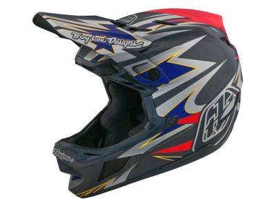 Troy Lee Designs D4 CARBON MIPS Helm, Infernograu