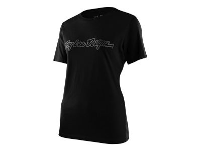 Koszulka damska Troy Lee Designs Signature, czarna