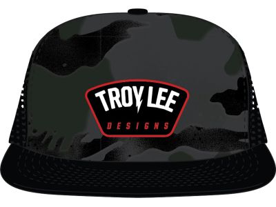 Czapka Troy Lee Designs Bolt Patch, czarny kamuflaż
