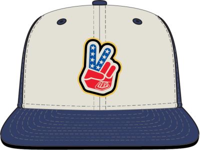 Troy Lee Designs Peace Out kšiltovka, blue/cream