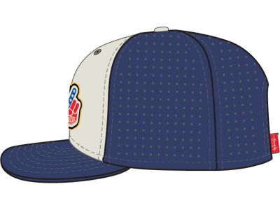 Troy Lee Designs Peace Out kšiltovka, blue/cream