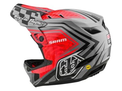 Kask Troy Lee Designs D4 CARBON MIPS, czerwony/czarny