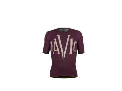 Mavic Heritage Trikot, Aubergine/Schwarz