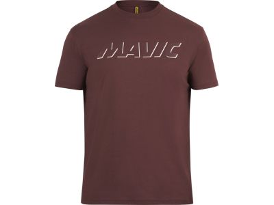 Mavic Corporate Logo tričko, aubergine corde