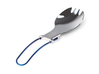 GSI Outdoors Glacier Folding Spork skladacia lyžicovidlička, modrá