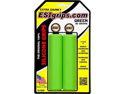 ESI Grips EXTRA Chunky gripy, 80 g, zelené