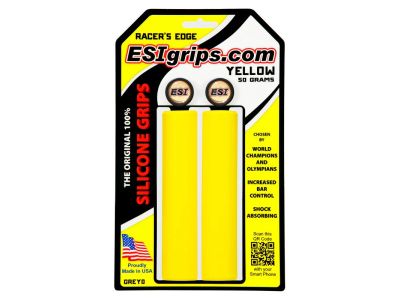ESI Grips Racer&amp;#39;s Edge grips, yellow