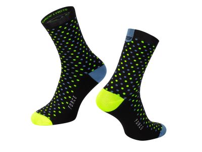 FORCE Mote socks, black/blue/fluo