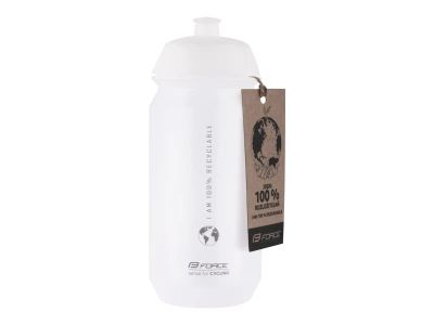 FORCE Bio Earthy Trinkflasche, 500 ml, transparent/grau