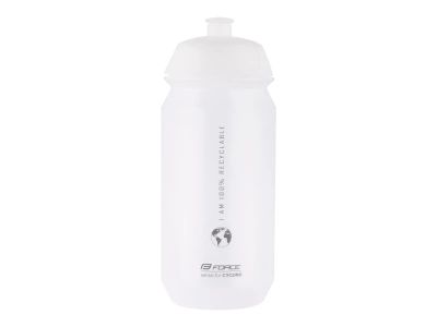 FORCE Bio Earthy fľaša, 500 ml, transparentná/sivá