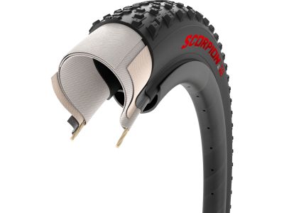 Pirelli Scorpion XC RC 29x2,4&quot; ProWALL SmartGRIP gumi, TLR, kevlár, piros