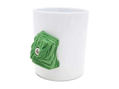 YY Vertical mug, green
