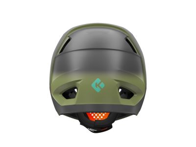 Lazer CHASE KinetiCore Helm, mattgrau/grün