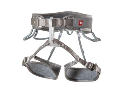Set ferrata OCÚN Via Ferrata Twist + Chest Set, gri argintiu/verde