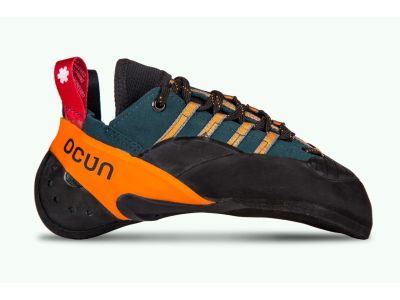 OCÚN Sigma climbing shoes, petrol/orange