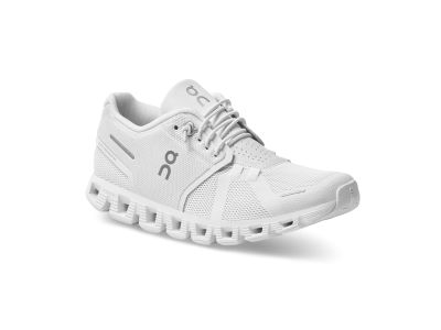 On Cloud 5 women&#39;s shoes, all white