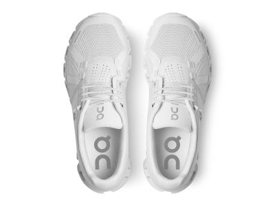 On Cloud 5 women&#39;s shoes, all white