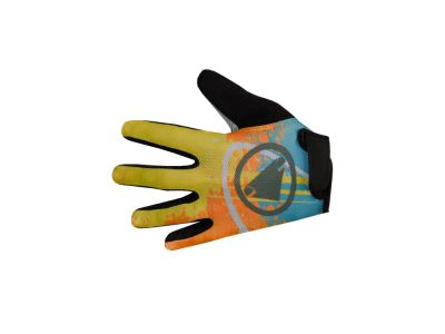 Rękawiczki dziecięce Endura Hummvee w kolorze musztardowym