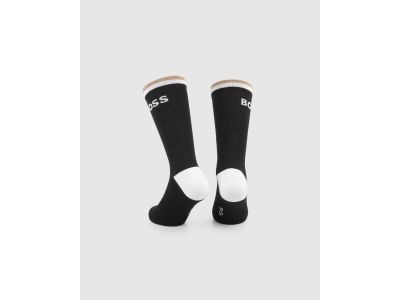 ASSOS BOSS X ASSOS Stripe Socken, black series