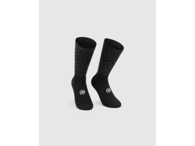 ASSOS BOSS Monogram ponožky, černá