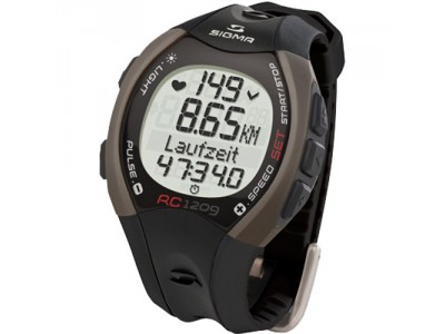 SIGMA RC 1209 heart rate monitor running