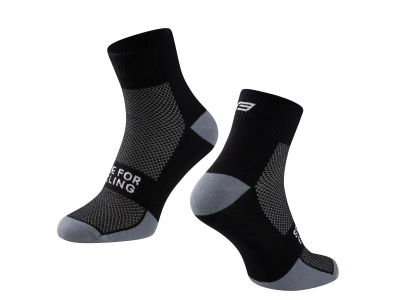 FORCE Edge ponožky, čierna/sivá